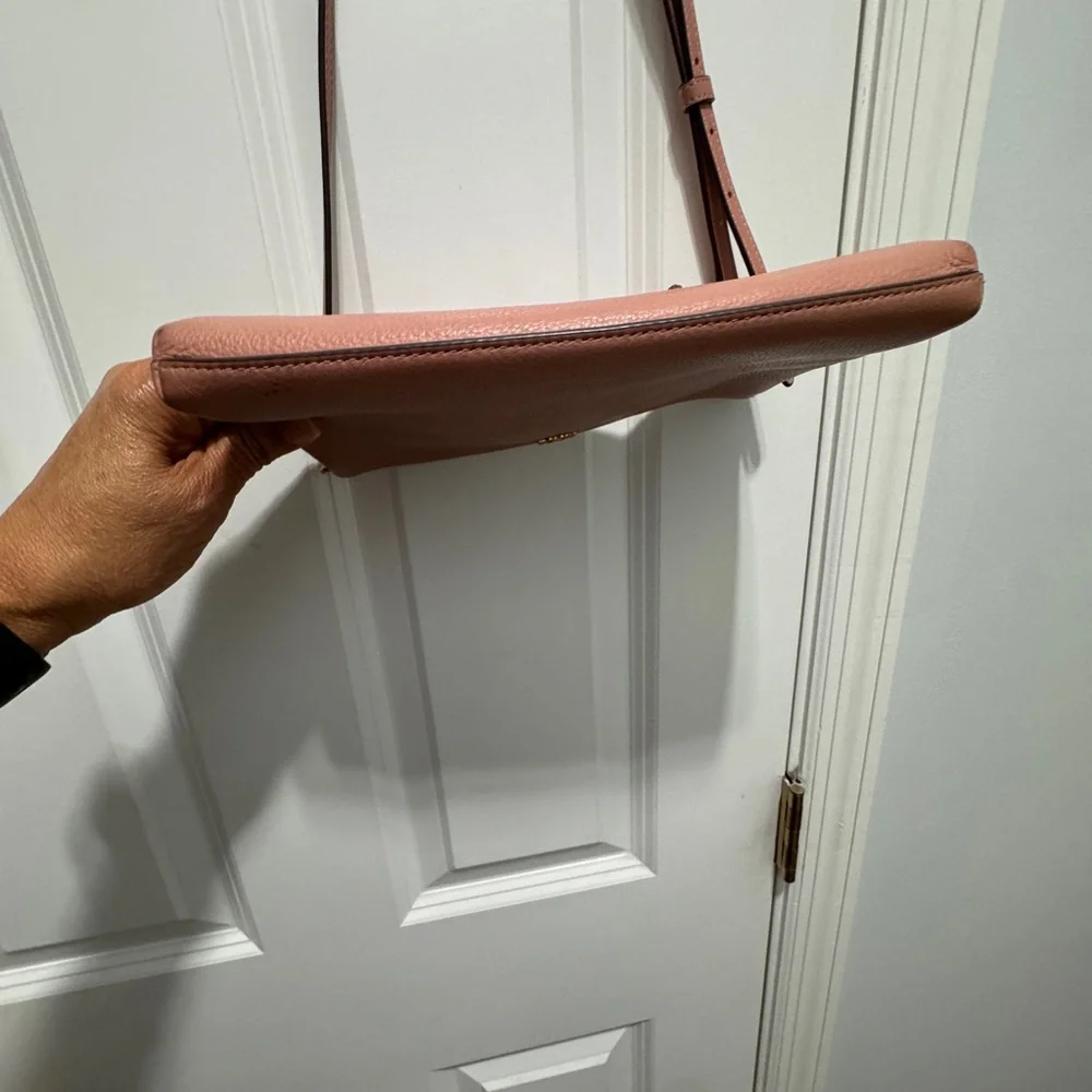 Tory Burch pink crossbody leather bag